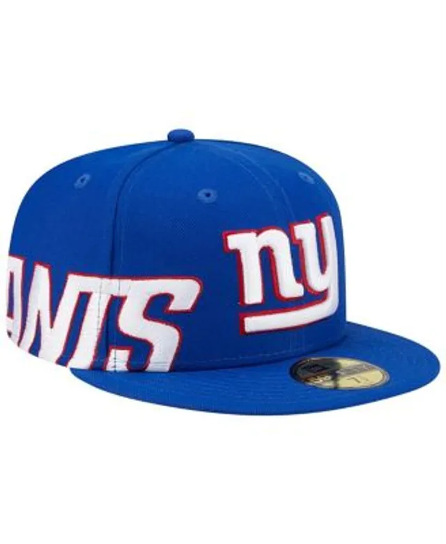 Men's New Era White New York Giants Omaha Throwback 59FIFTY Fitted Hat