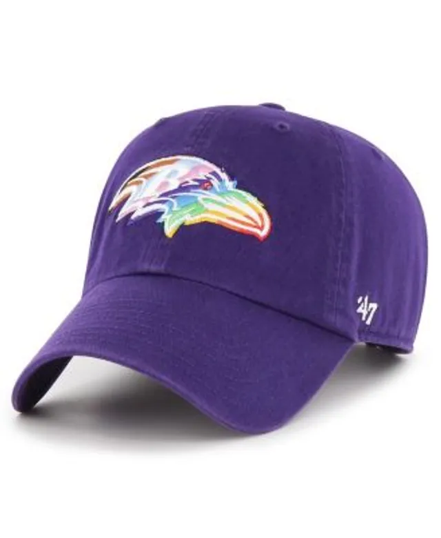 47 Brand Men's Purple Minnesota Vikings Clean Up Script Adjustable Hat -  Macy's
