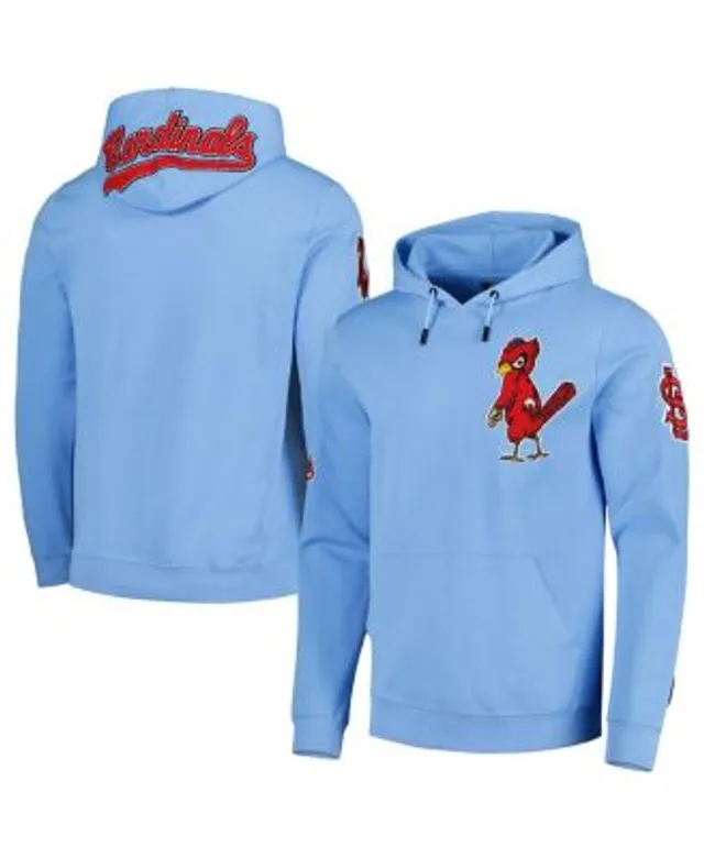 Men's St. Louis Cardinals Stitches Red Sleeveless Pullover Hoodie