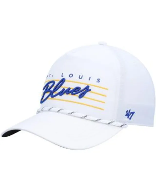 Men's '47 White St. Louis Cardinals Flag Script Hitch Snapback Hat