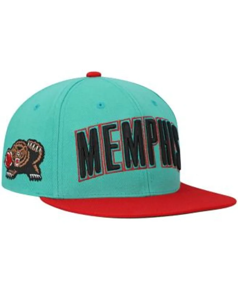 Mitchell & Ness Men's Red and Teal Detroit Pistons Hardwood Classics Snapback  Hat