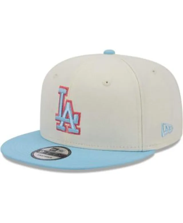 Men's New Era Light Blue/Red Miami Marlins Spring Color Two-Tone 59FIFTY Fitted Hat