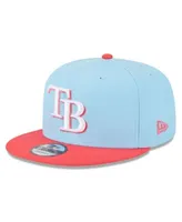 Tampa Bay Rays New Era Spring Color Basic 9FIFTY Snapback Hat - Light Blue