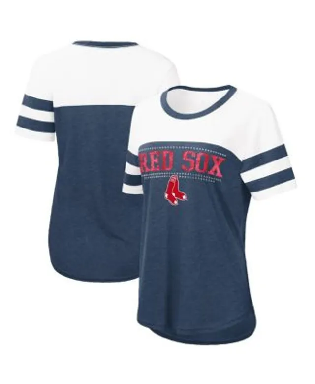 Houston Astros Women's Plus Size Colorblock T-Shirt - White/Navy