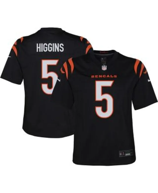 Youth Nike Tee Higgins Black Cincinnati Bengals Game Jersey Size: Large