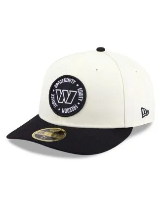 New Era Washington Redskins Black And White 59FIFTY Fitted Cap - Macy's