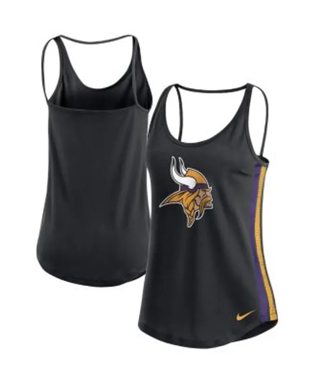 New Era Women's Minnesota Vikings Tie Back Purple Tank Top