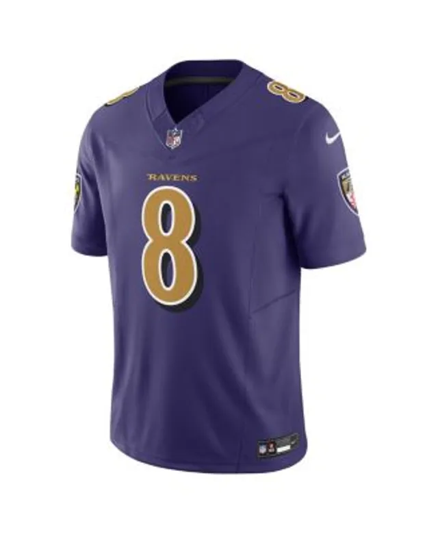 Men's Nike Lamar Jackson Purple Baltimore Ravens Color Rush Vapor Limited  Jersey