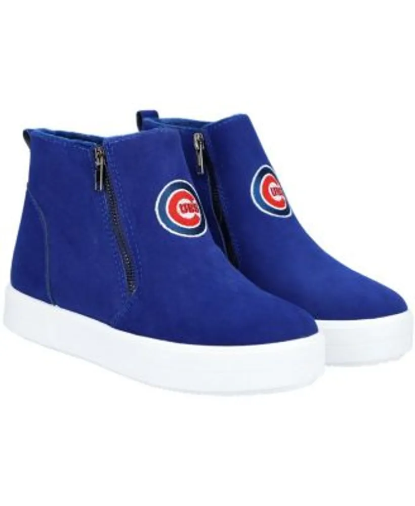 Youth Chicago Cubs Big Logo Low-Top Canvas Shoes