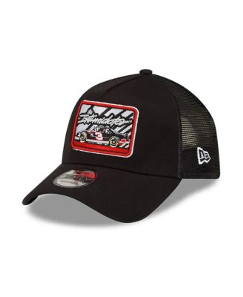 Davey Allison New Era Legends 9FORTY A-Frame Adjustable Trucker Hat - White /Black