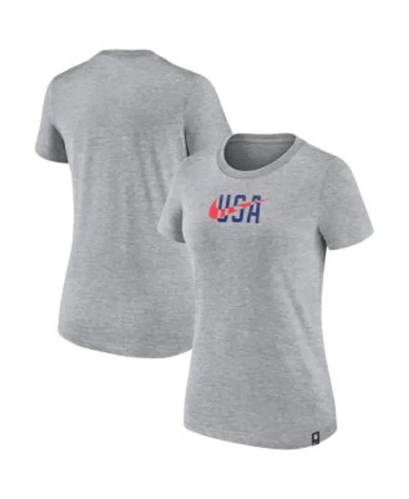 Women's Nike Navy Milwaukee Brewers Hipster Swoosh Cinched Tri-Blend Performance Fashion T-Shirt Size: Large