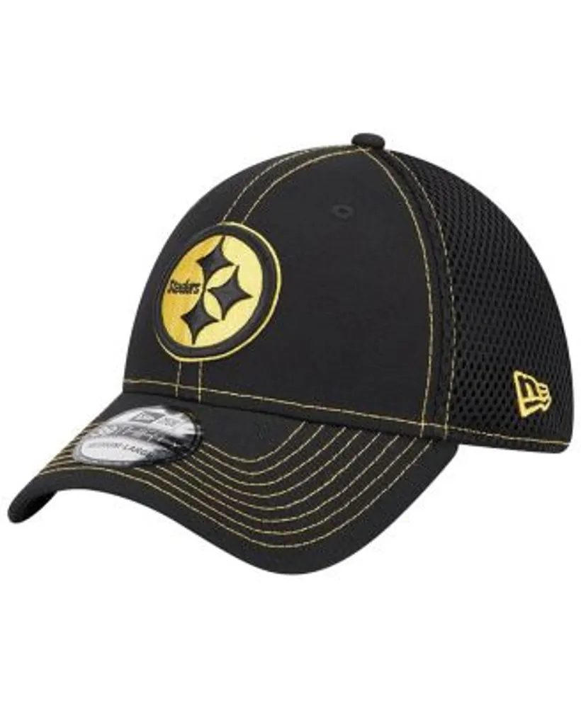 Men's New Era Black Pittsburgh Steelers Pop 59FIFTY Fitted Hat