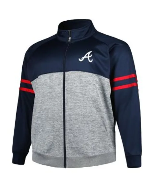 Men's Mitchell & Ness Navy/Red Atlanta Braves Big & Tall Coaches