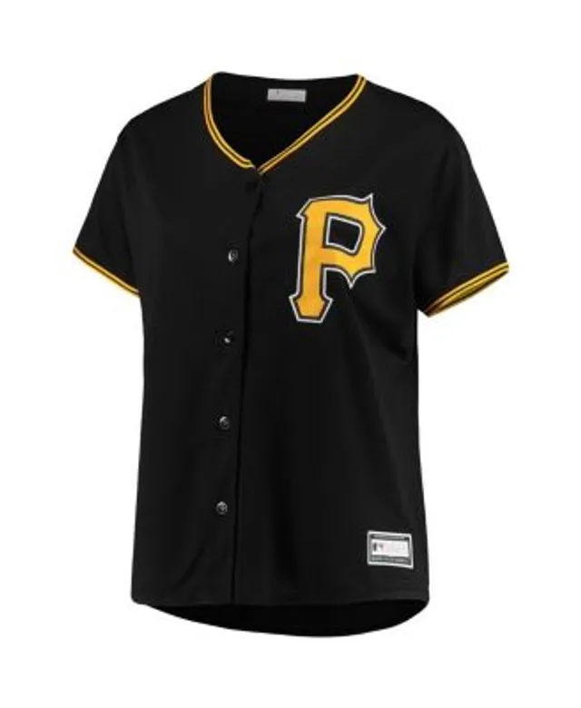 Majestic Pittsburgh Pirates Womens Alternate Gold Baseball Jersey