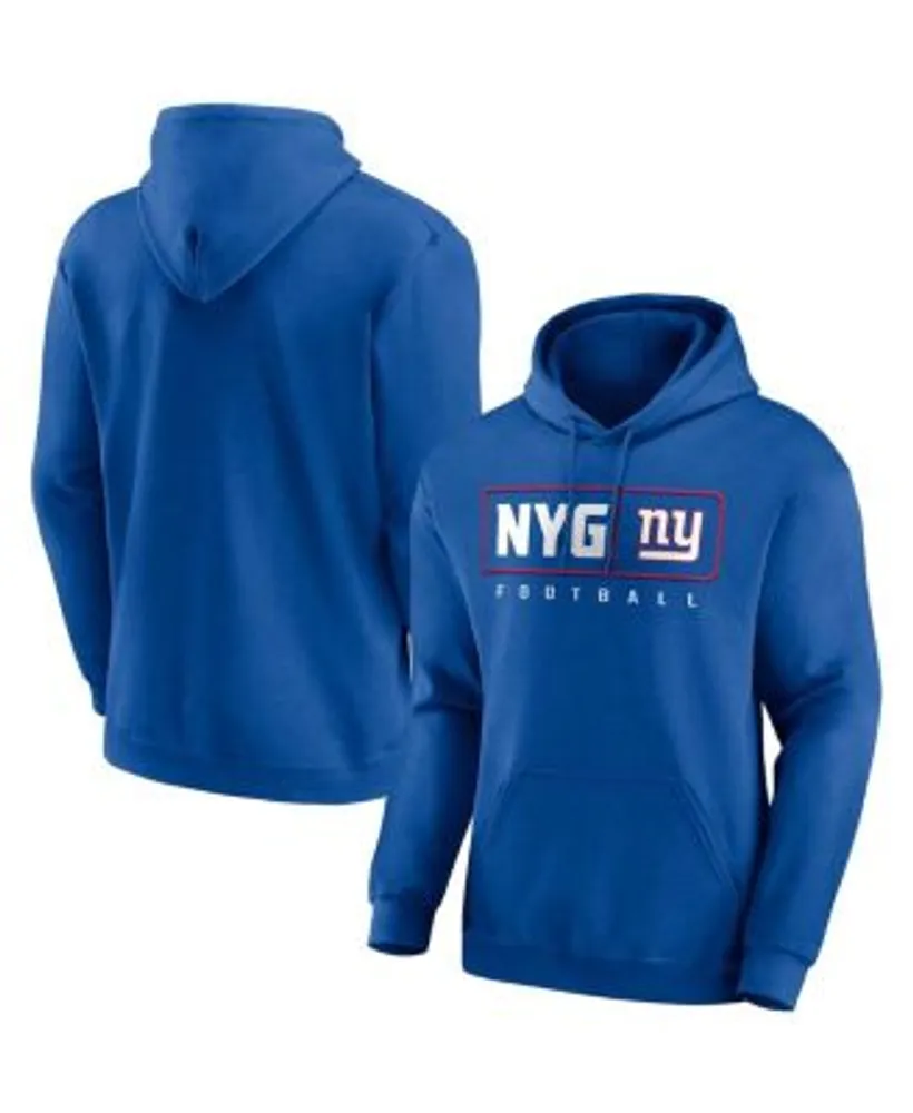 Fanatics Men's Branded Royal New York Giants Hustle Pullover Hoodie