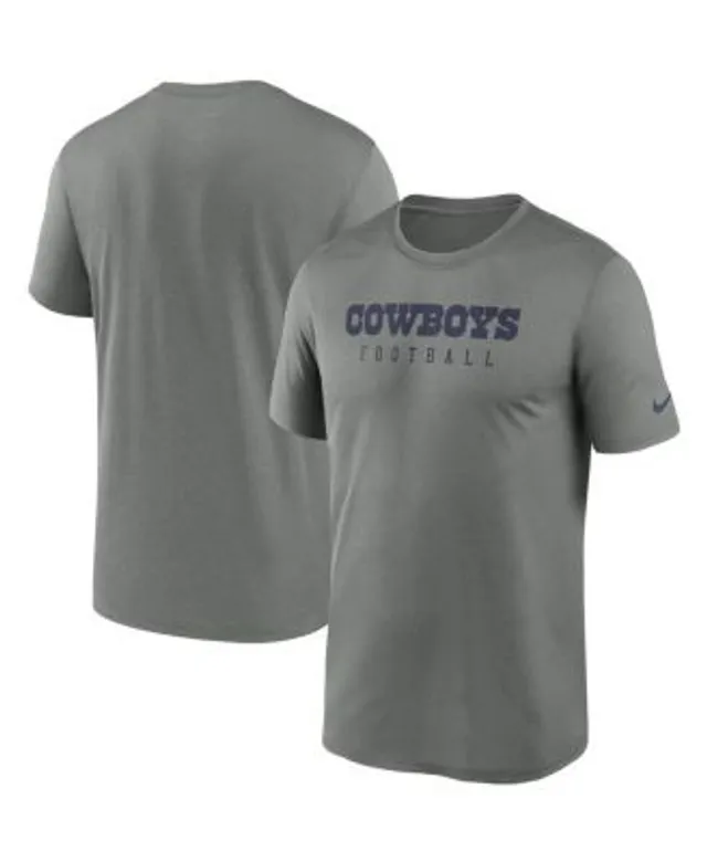 Men's Nike Navy Dallas Cowboys Sideline Coaches Performance V-Neck T-Shirt