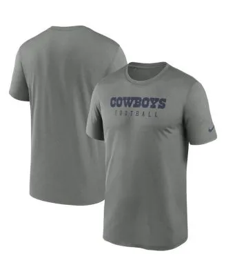 Men's Dallas Cowboys Nike Navy Sideline Facility Playbook Performance  T-Shirt