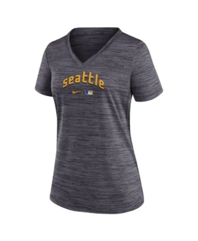 Women's Nike Pink San Diego Padres City Connect Velocity Practice Performance V-Neck T-Shirt