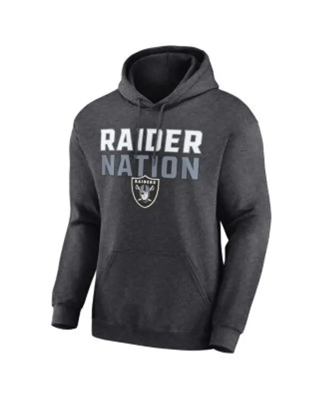 Youth Heathered Charcoal Las Vegas Raiders Raider Nation T-Shirt