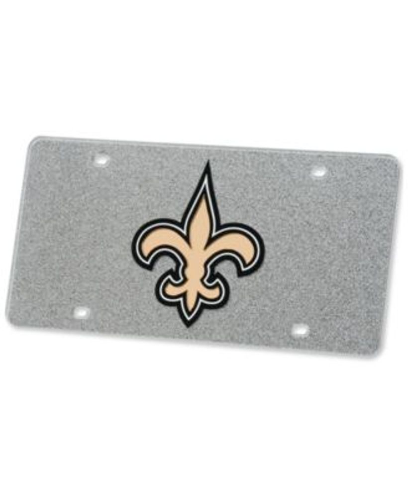 Jacksonville Jaguars Glitter License Plate - Silver