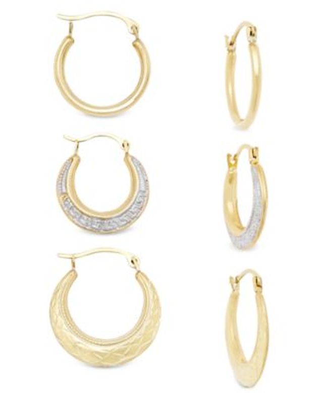 Macy's Children's Small Round Hoop Earrings in 14k Gold - Macy's