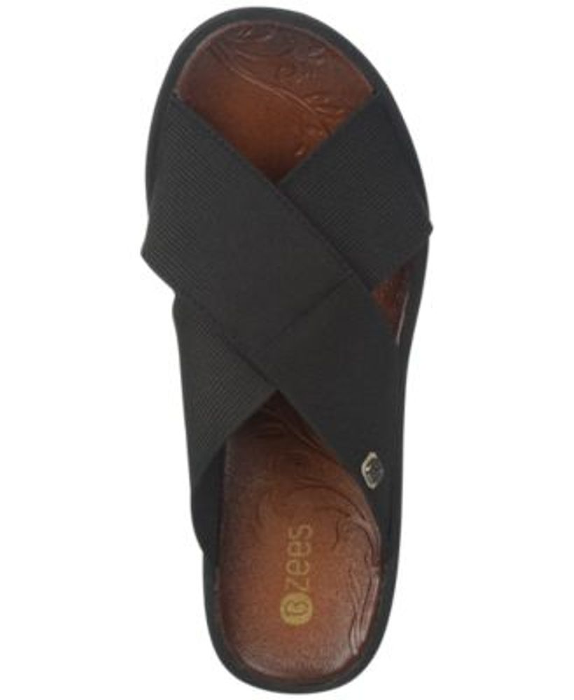 Desire Washable Slide Wedge Sandals