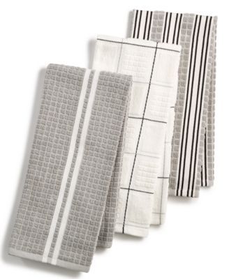 3-Pc. Terry Cloth Kitchen Towels, Created for Macy's