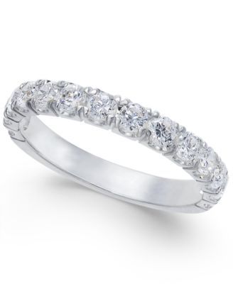 Pavé Diamond Band Ring (1 ct. t.w.) 14k Gold, Rose Gold or White