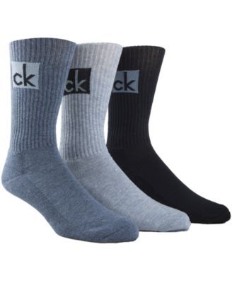 Men's 3-Pk. Logo Socks