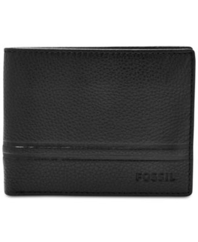 St. Louis Cardinals Fossil Quinn Flip ID Bifold Wallet - Black