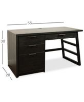 Ridgeway Home Office Single Pedestal Desk