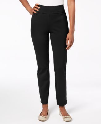 Cambridge Pull-On Ponte Pants, Regular and Short Lengths, Created for Macy's