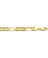 Italian Gold Men's Figaro Link Chain Necklace (7-1/5MM) in 10K Gold - Gold