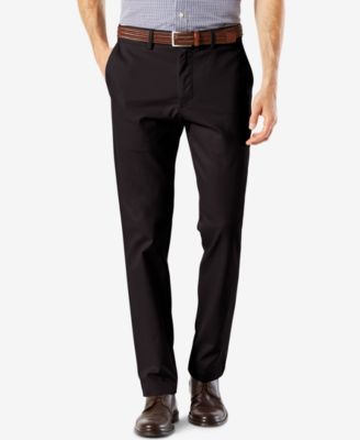 Men's Signature Lux Cotton Slim Fit Stretch Khaki Pants