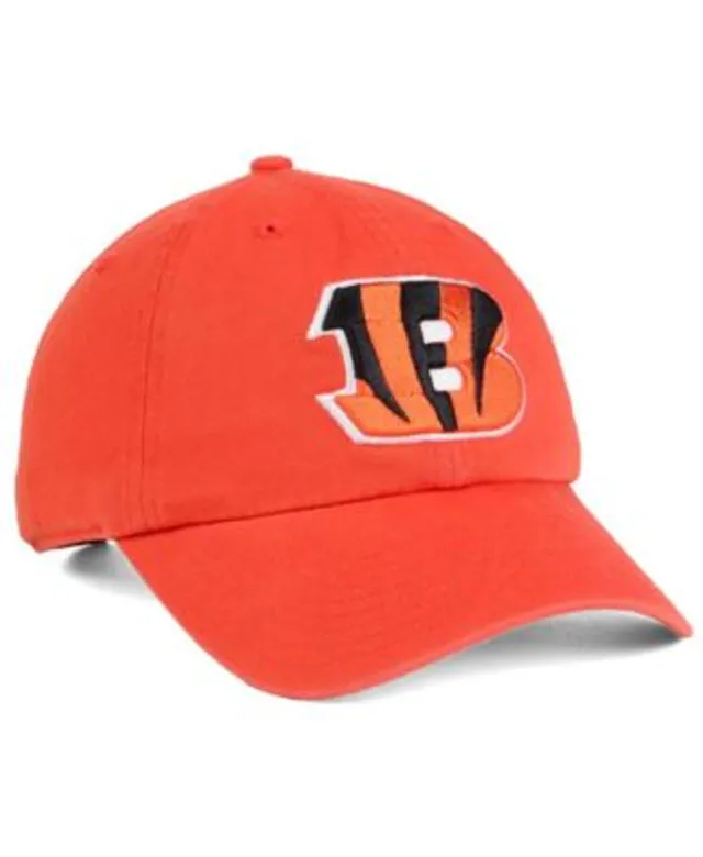 Mens Cincinnati Bengals '47 Brand Black Cleanup Adjustable Hat