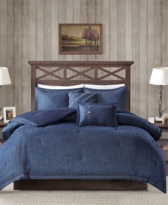 Woolrich Bitter Creek California King Comforter Set in Grey/Brown