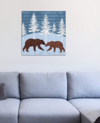"Bears" by Erin Clark Gallery-Wrapped Canvas Print