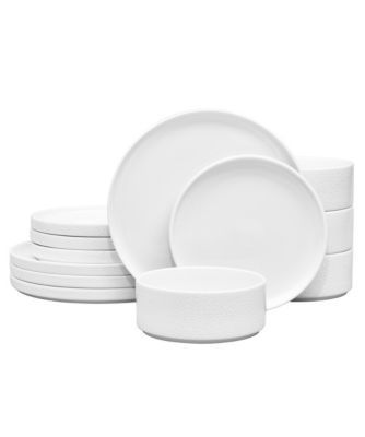 Colortex Stone 12-Pc. Dinnerware Set, Service for 4, Created Macy's