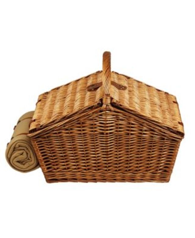 Picnic At Ascot Sussex Willow Picnic Basket with Service for Coffee Set  The Shops at Willow Bend