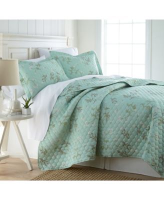 Forget Me Not Quilt and Sham Set, Full/Queen