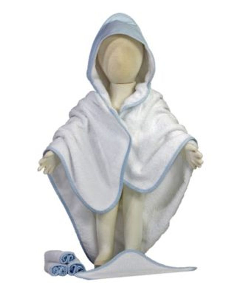 Hooded Baby Towel with Wash Cloth Bundle