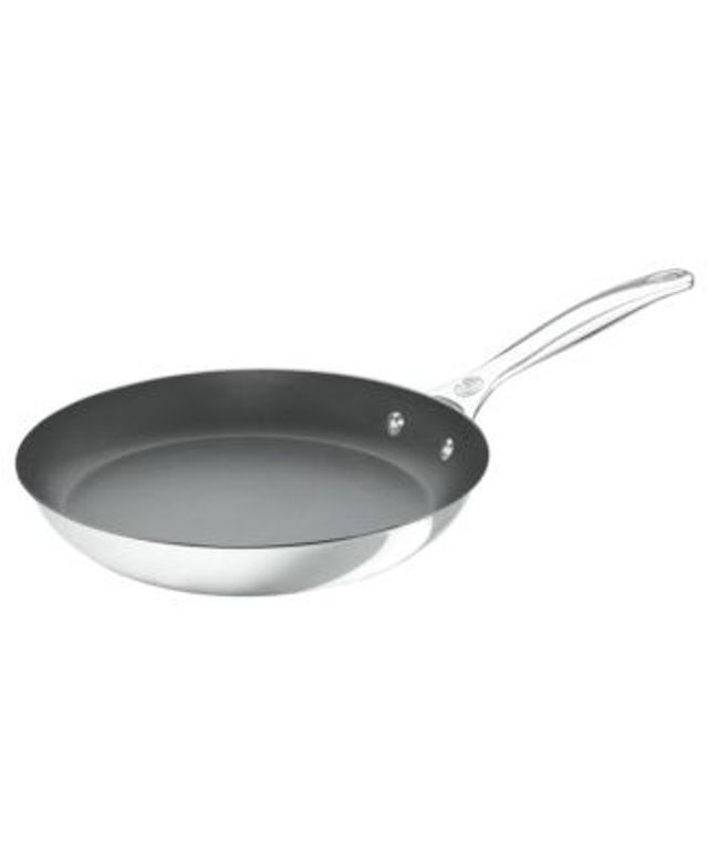 Megacasa 8-Inch Triple-Ply Stainless Steel Fry Pan with Lid