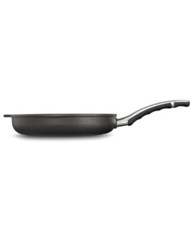 Ayesha Curry Hard Anodized Collection Nonstick Deep Frying Pan with Lid and Helper Handle, 12.25-Inch, Charcoal