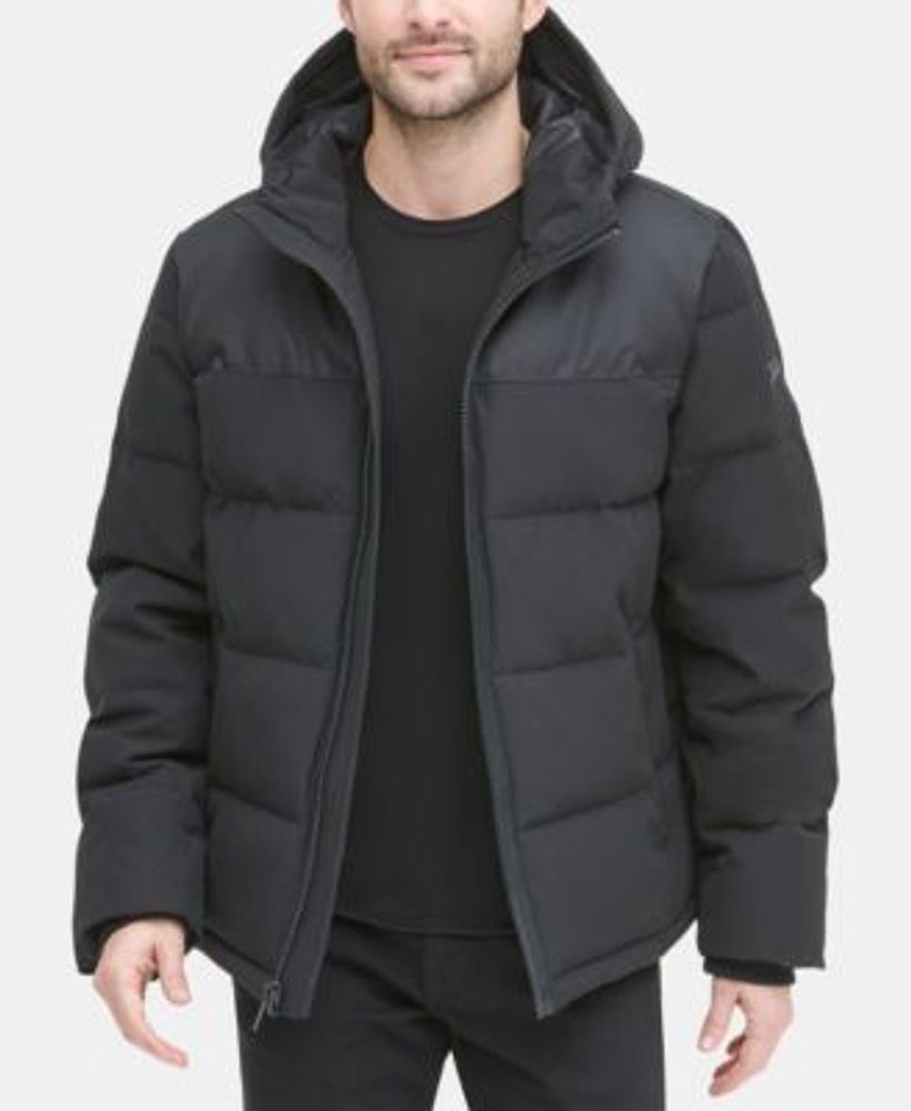 DKNY Men's Mixed-Media Puffer Created Macy's | Connecticut Post Mall