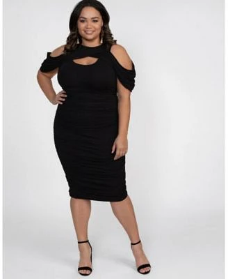 Women's Plus Bianca Ruched Dress