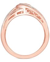 50 ct. t.w. Diamond Open-Circle Ring in Sterling Silver, Ross-Simons