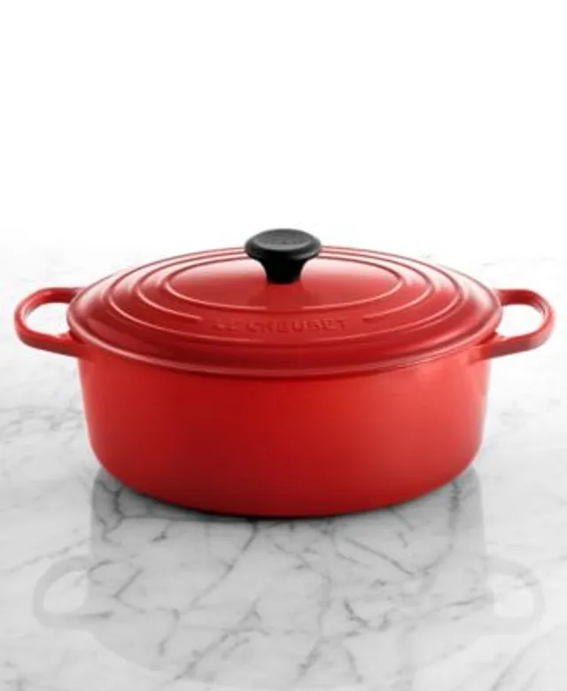 Le Creuset Signature Enameled Cast Iron 5 Qt. Oval French Oven - Macy's