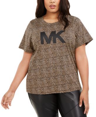 Michael Kors Plus Animal-Print Logo T-Shirt | Mall of America®