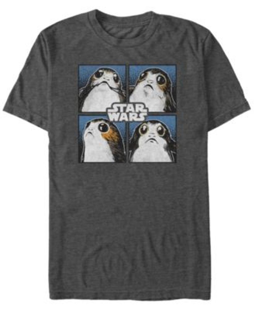 Fifth Sun Star Wars Men's Four Square Porgs Short Sleeve T-Shirt