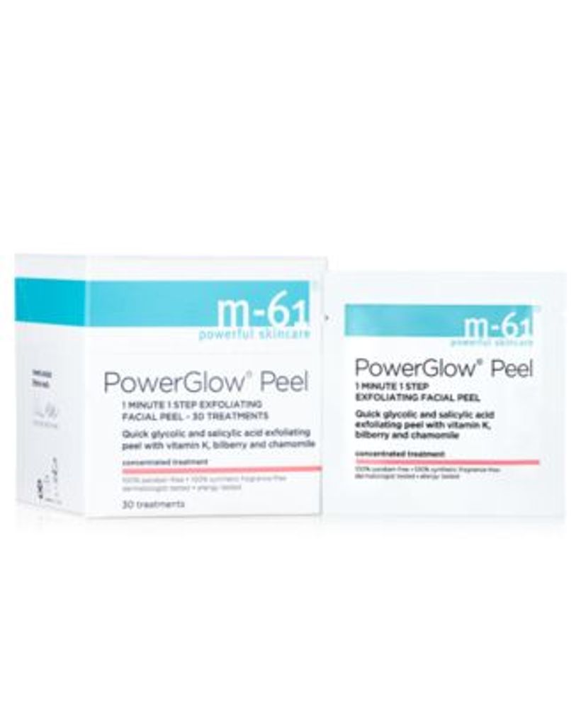 PowerGlow Peel 1 Minute 1-Step Exfoliating Facial Peel – 30 Treatments